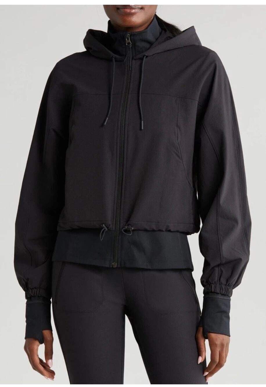 Zella Women's Onward Hybrid Jacket
Color Black Size medium